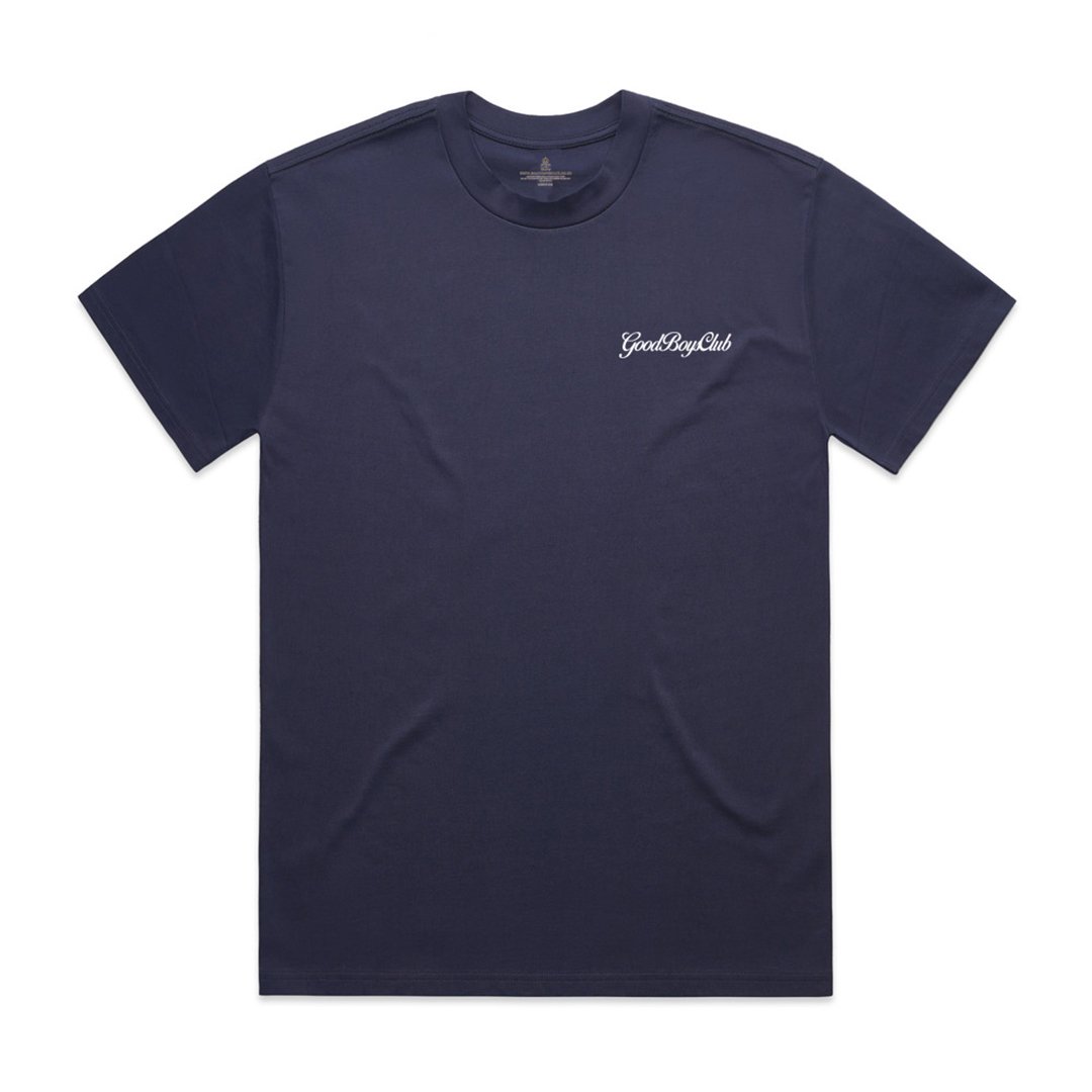 GBC BLOCK TEE | NAVY