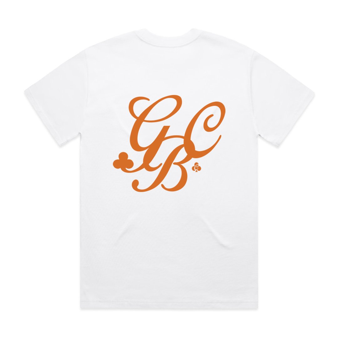GBC BLOCK TEE | WHITE