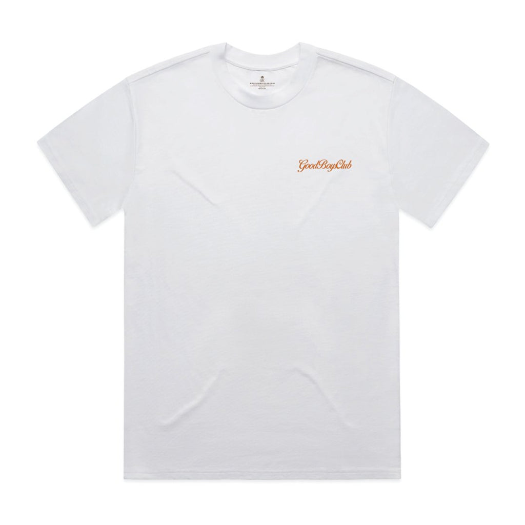 GBC BLOCK TEE | WHITE