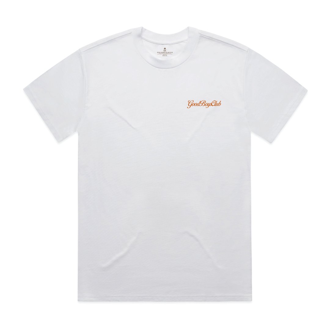 GBC BLOCK TEE | WHITE