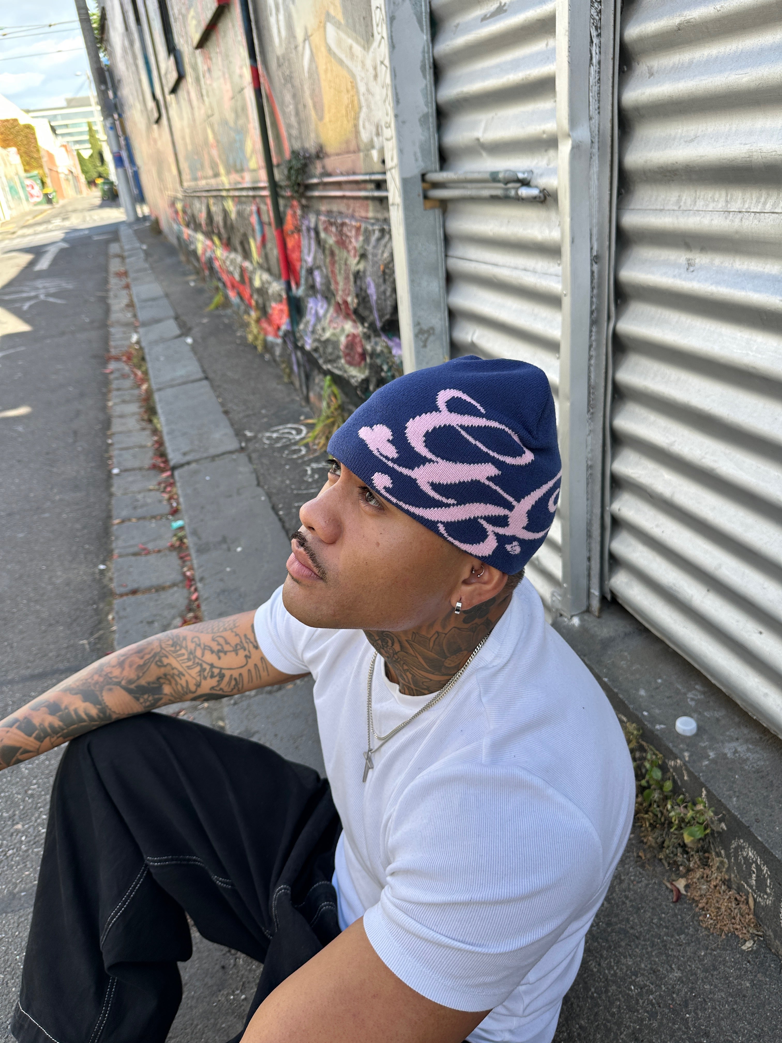 GBC Knitted Beanie - Navy